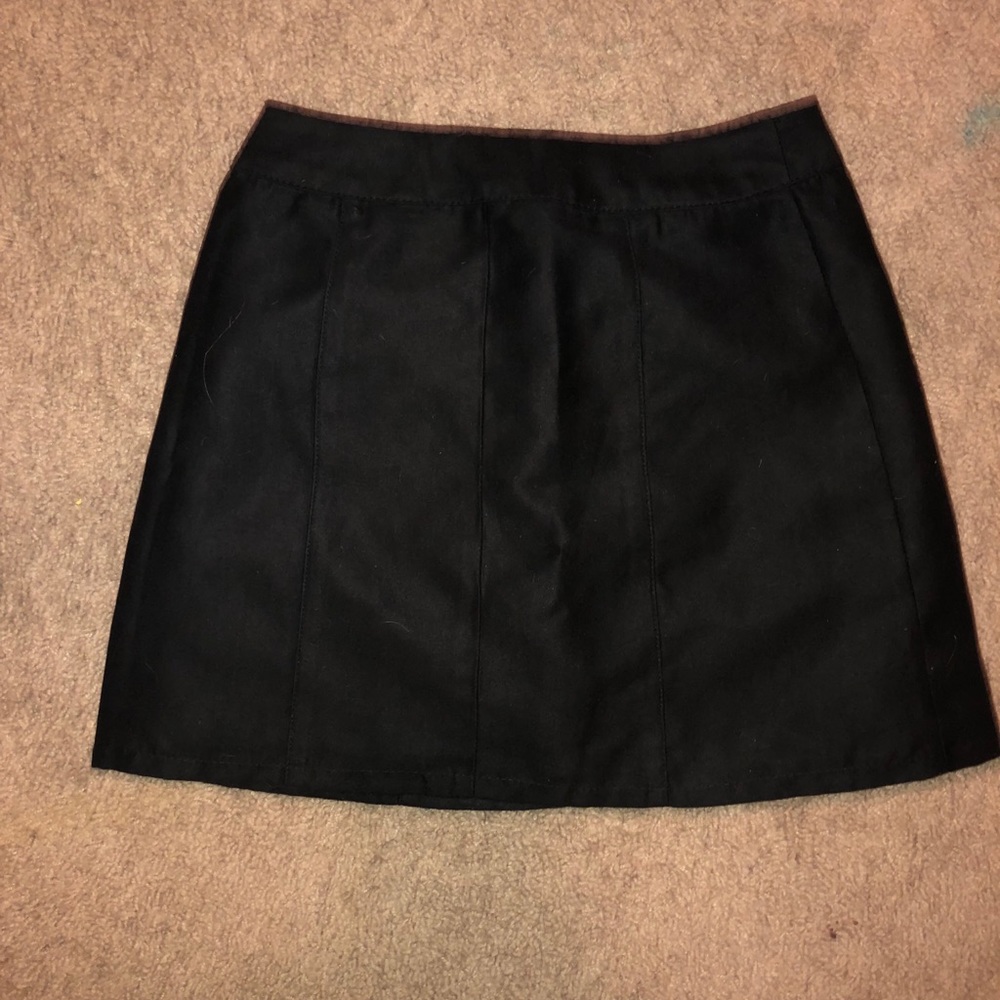 Black Swede Skirt